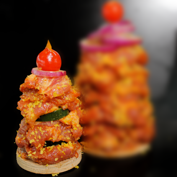 Pique Pic Kebab de viande pyramide de viande