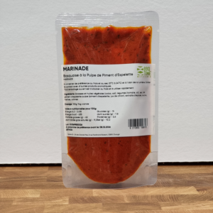 Marinade Basquaise à la pulpe de piment d'espelette - Doypack 180gr