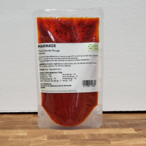 Marinade 3 poivres rouges - Doypack 180gr